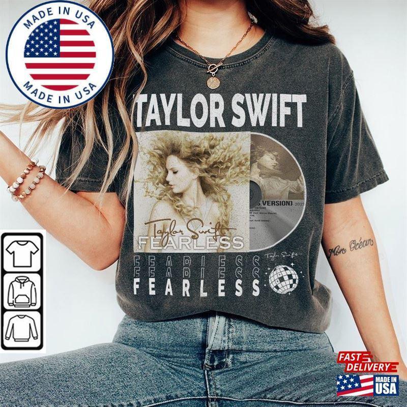 Taylor Swift Music Shirt 90s Y2k Tickets Album Fearless Tshirt